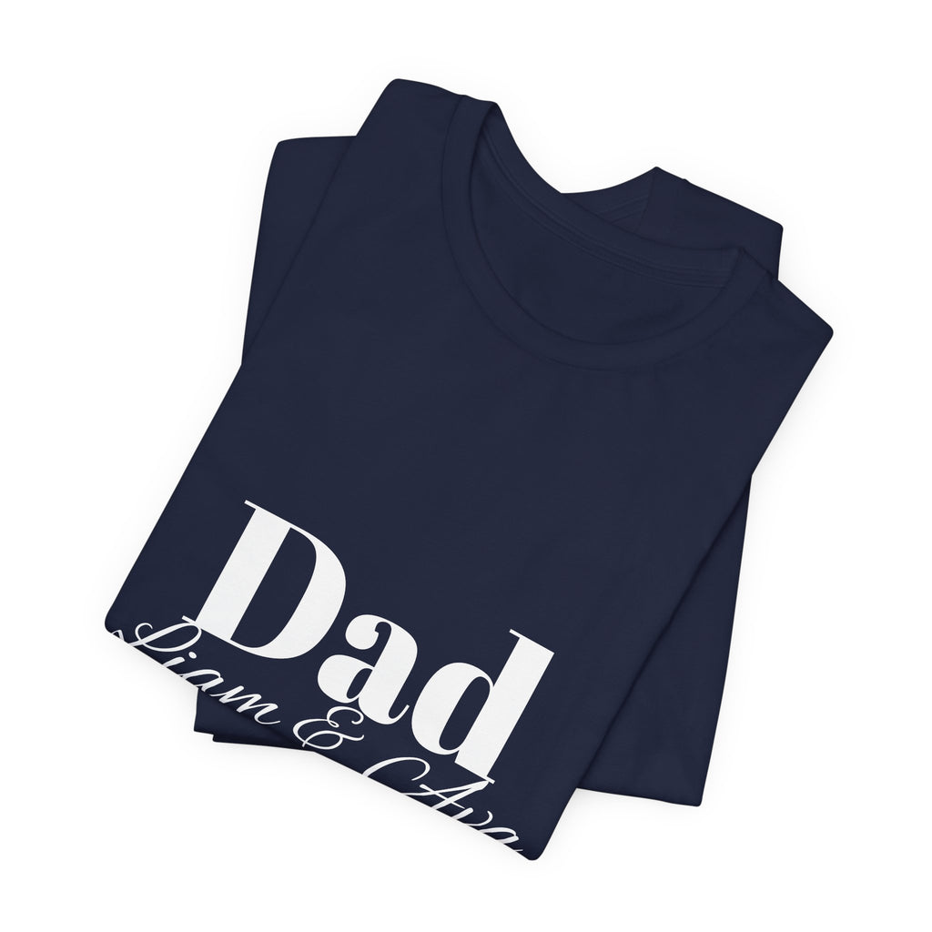 Personalised Dad Name Tee – custom name tee
