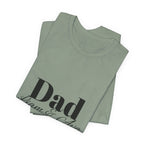 Personalised Dad Name Tee – gift for new dad