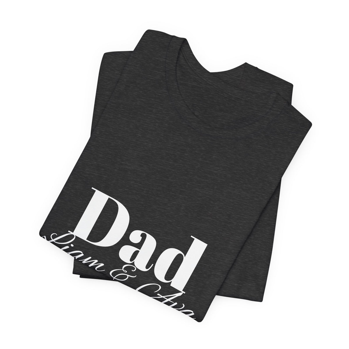 Personalised Dad Name Tee – gift for new dad