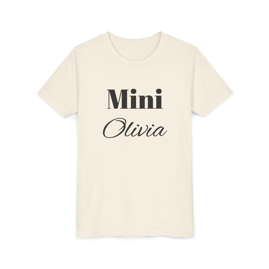 Personalised Girl Mini Name Tee – mama and me matching
