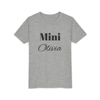 Personalised Girl Mini Name Tee – custom name shirt