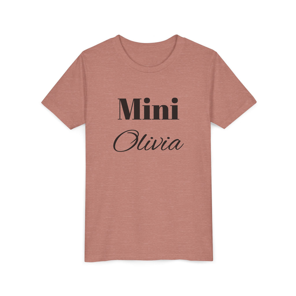 Personalised Girl Mini Name Tee – mama and me matching