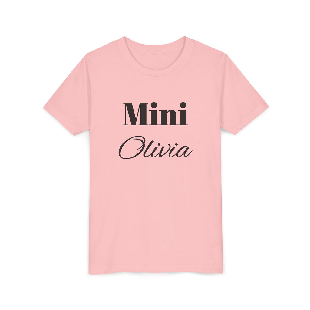Personalised Girl Mini Name Tee – custom name shirt