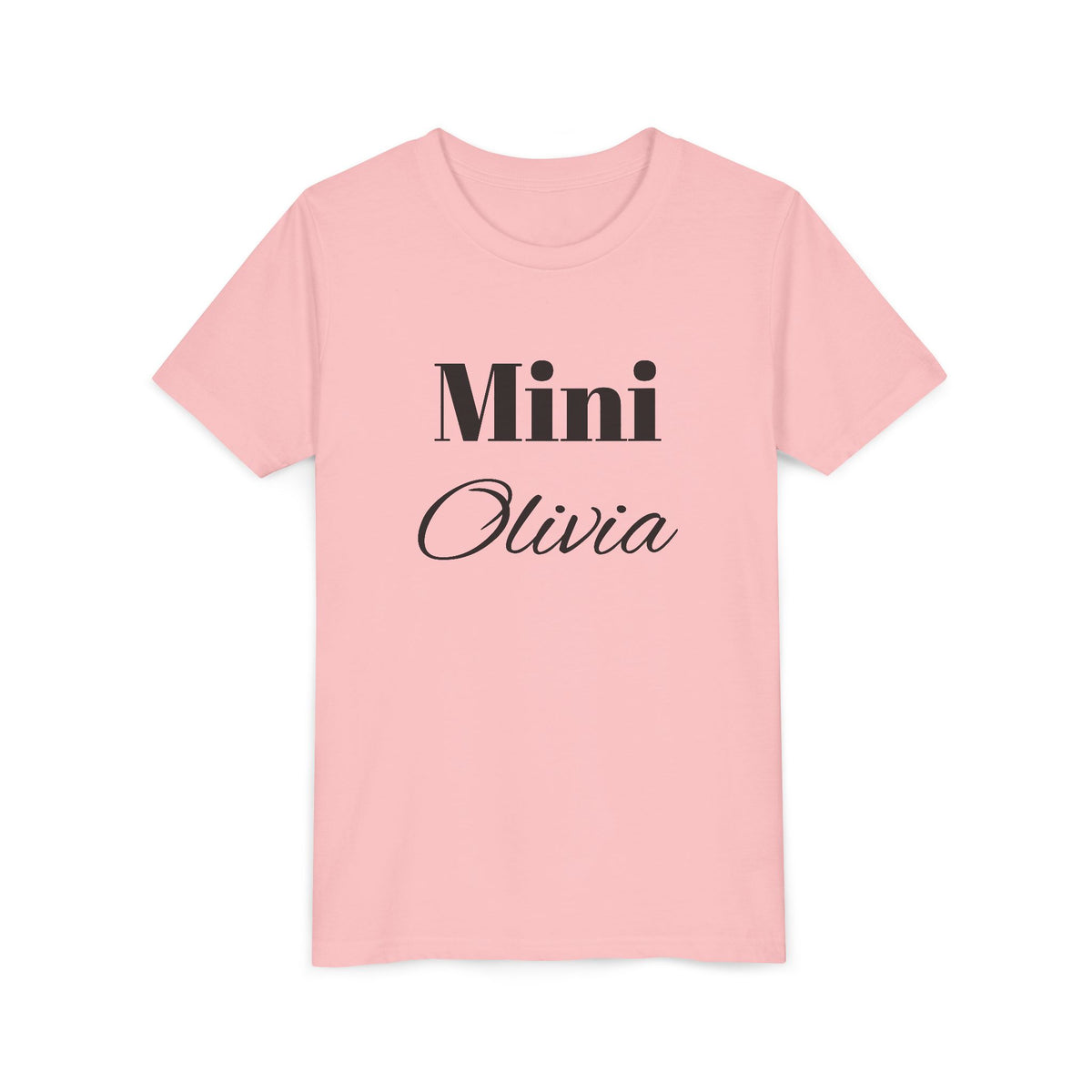 Personalised Girl Mini Name Tee – custom name shirt