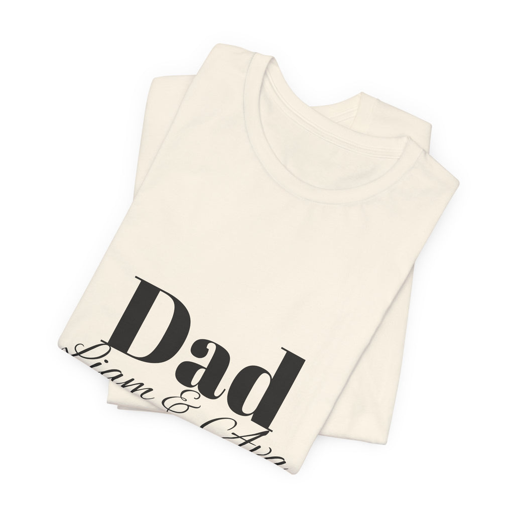 Personalised Dad Name Tee – custom name tee