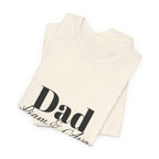 Personalised Dad Name Tee – custom name tee