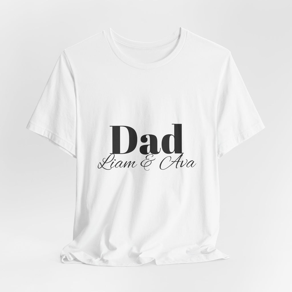 Personalised Dad Name Tee – custom name tee