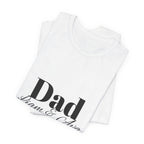 Personalised Dad Name Tee – gift for new dad