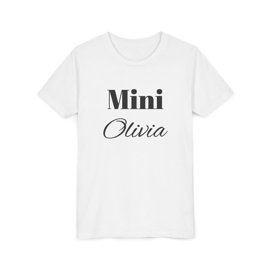 Personalised Girl Mini Name Tee – custom name shirt