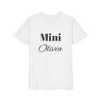Personalised Girl Mini Name Tee – custom name shirt