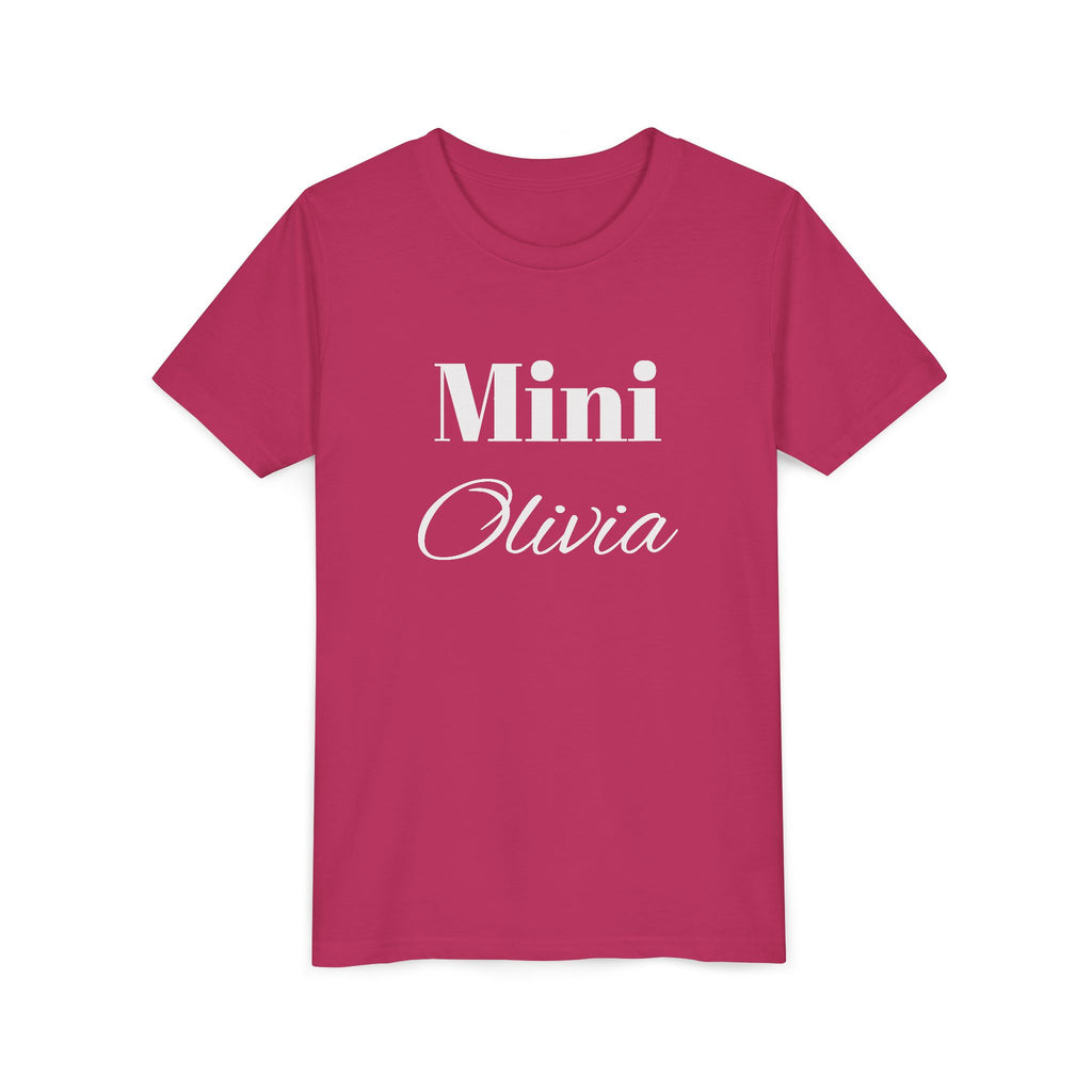 Personalised Girl Mini Name Tee – custom name shirt