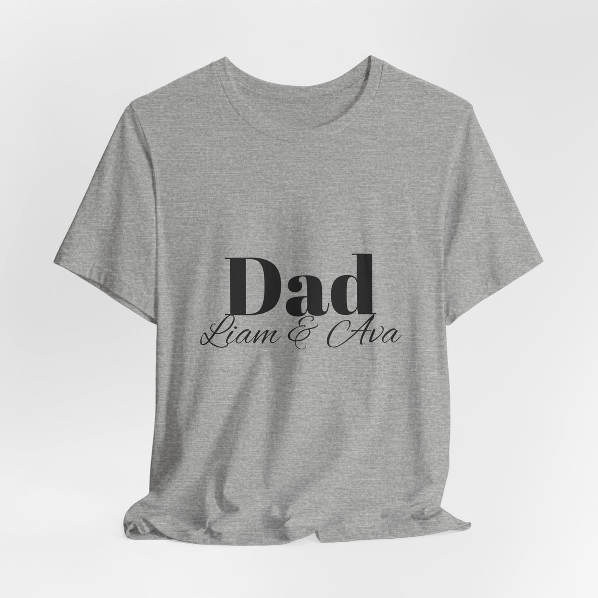 Personalised Dad Name Tee – custom name tee