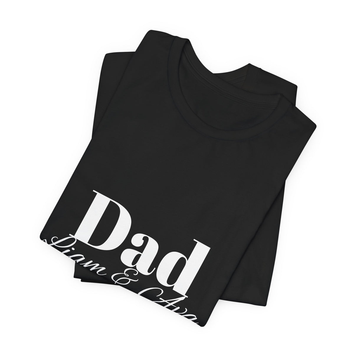 Personalised Dad Name Tee – custom name tee