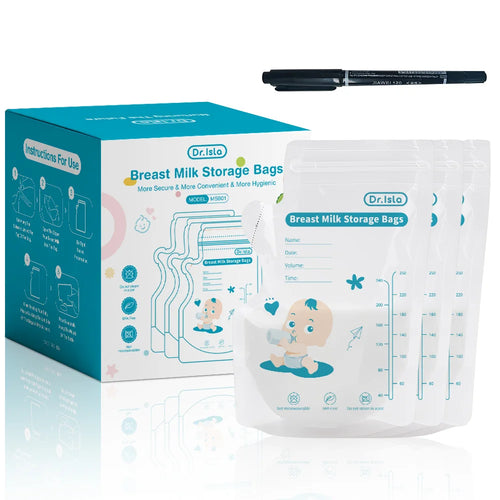 Breast Milk Storage Bags 8oz/250ml (Double Zip), 30-Pack – breastmilk bags