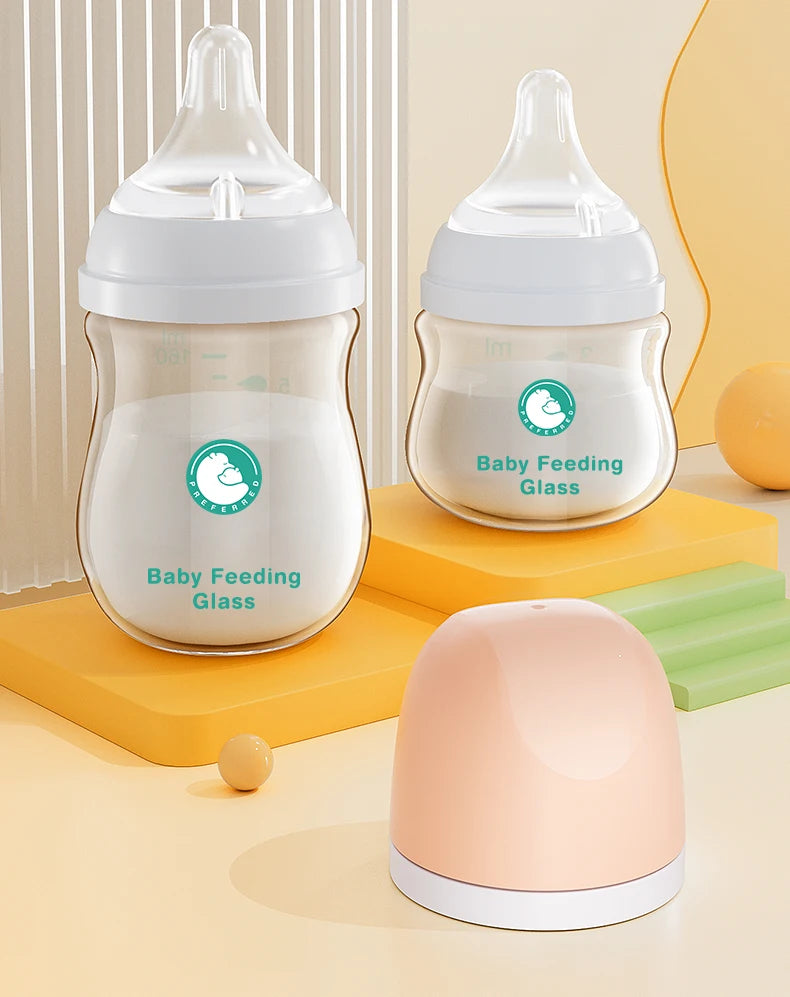 Newborn Glass Baby Bottle 90ml/160ml