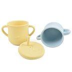 Silicone Straw Cup with Snack Lid – baby feeding essentials