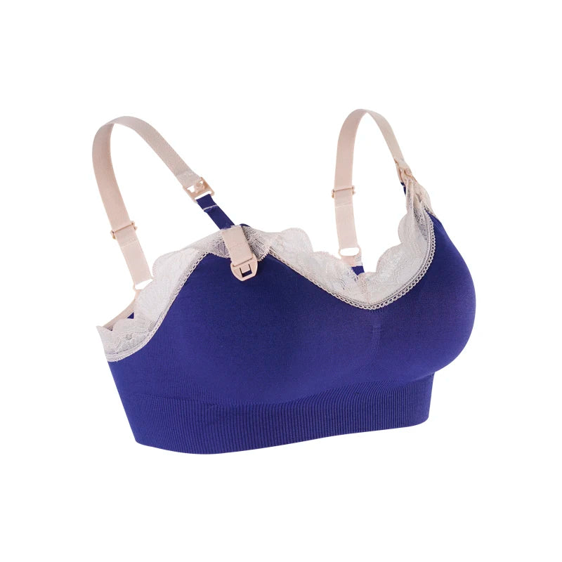 Lace Front-Open Nursing Bra