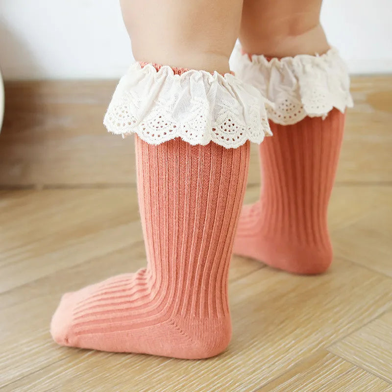 Lace Bow Princess Baby Socks