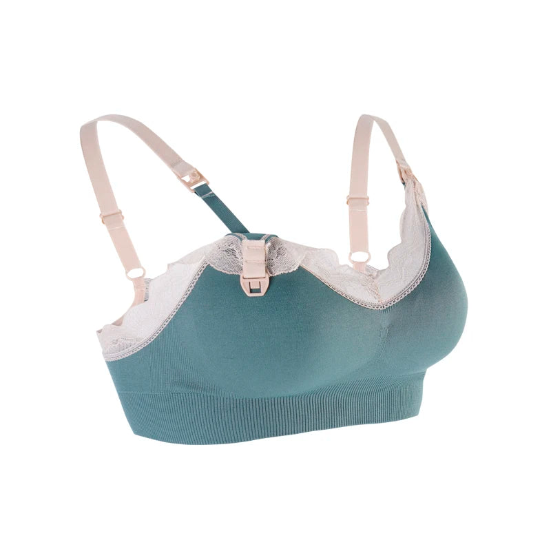 Lace Front-Open Nursing Bra