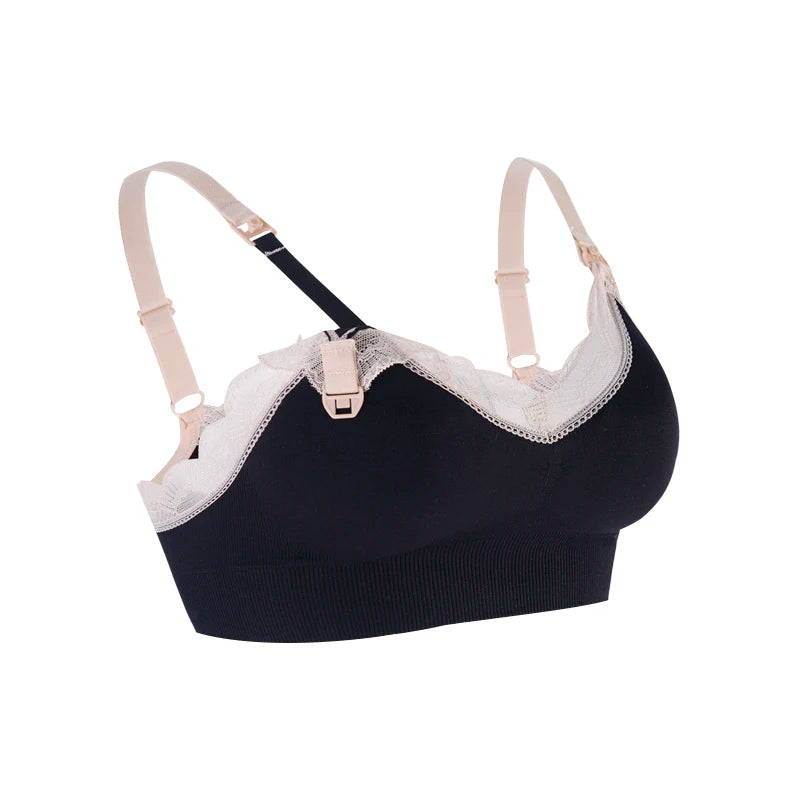 Lace Front-Open Nursing Bra