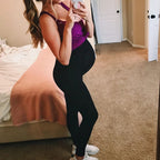 Seamless Over-Bump Maternity Leggings