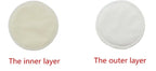 Reusable Bamboo Nursing Pads 8pc in White – breastfeeding essentials