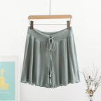Ribbed Low-Rise Maternity Lounge Shorts