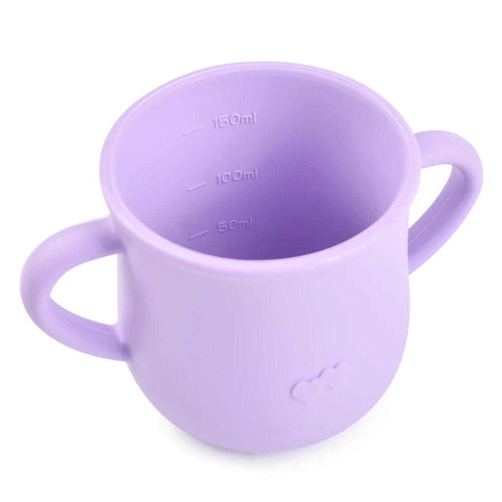 Silicone Straw Cup with Snack Lid – baby feeding essentials
