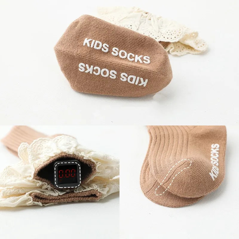Lace Bow Princess Baby Socks