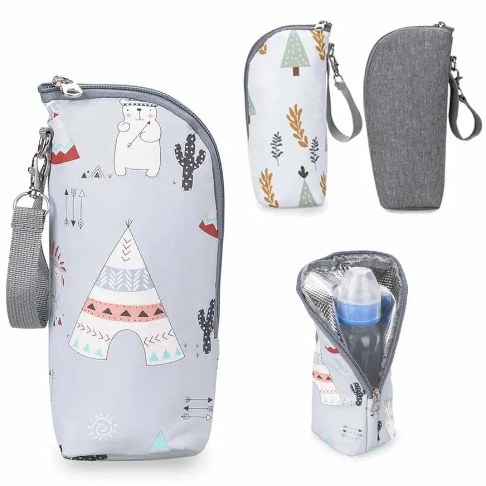 Insulated Bottle Bag with Stroller Strap