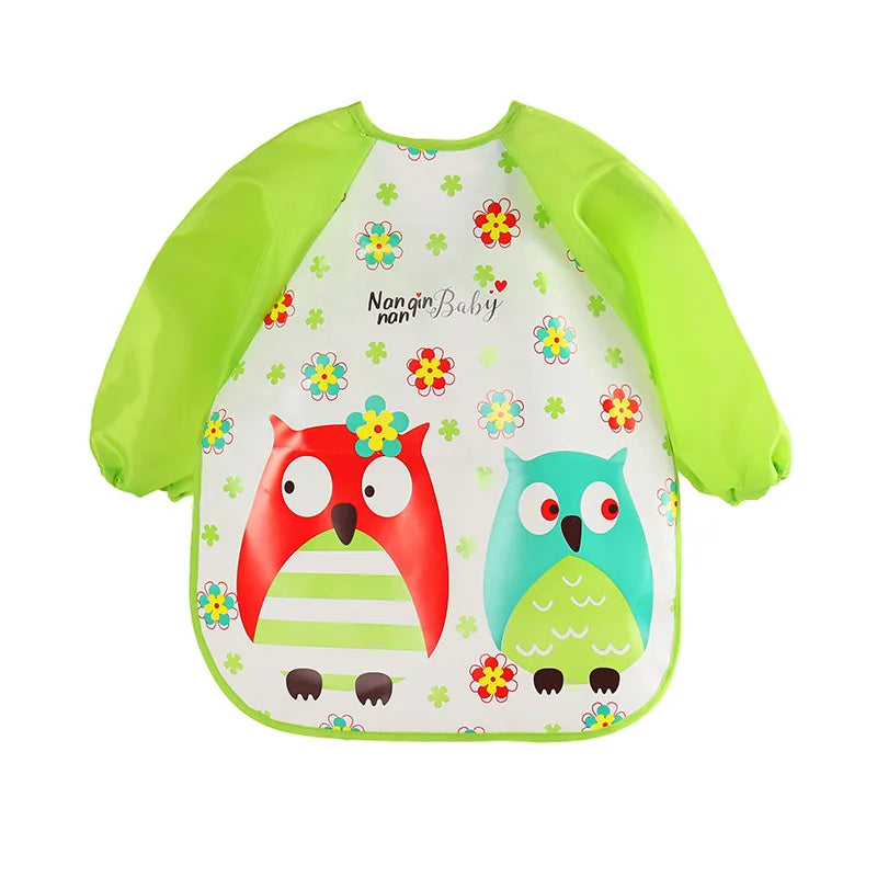Full-Sleeve EVA Waterproof Feeding Bib