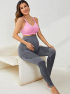 Seamless High-Waist Maternity Leggings – pregnancy leggings