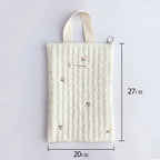 Quilted Bear Nappy Pouch