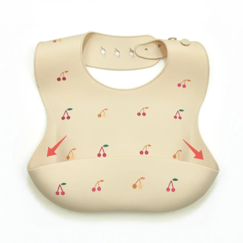 Soft Silicone Pocket Bib