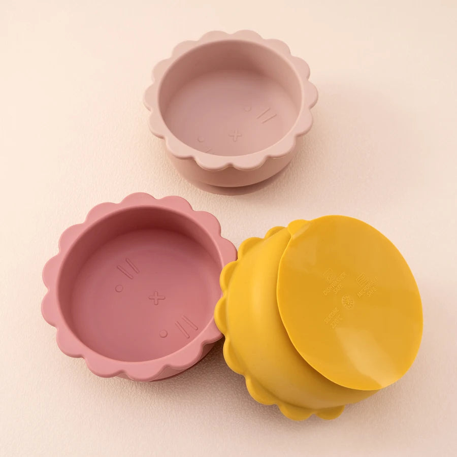 Silicone Lion Suction Bowl