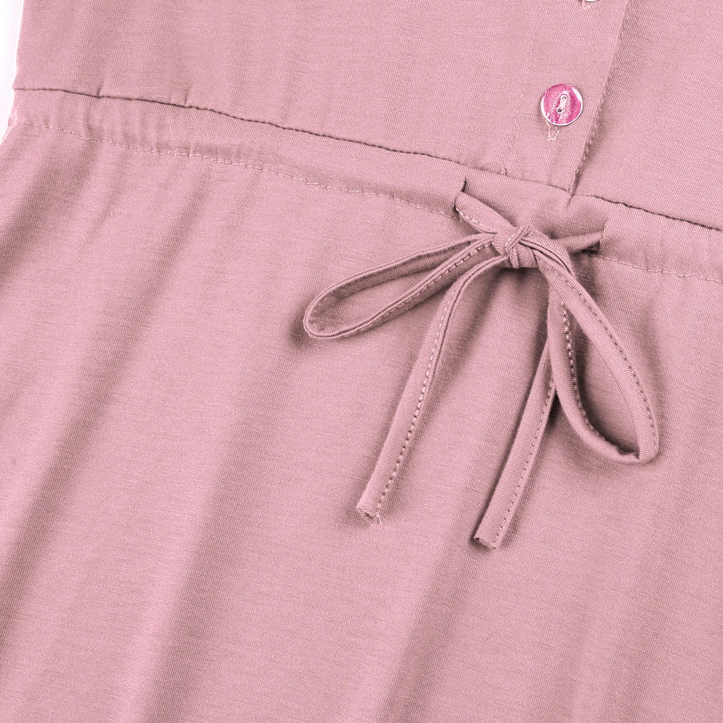 Tie-Waist Long-Sleeve Nursing Top