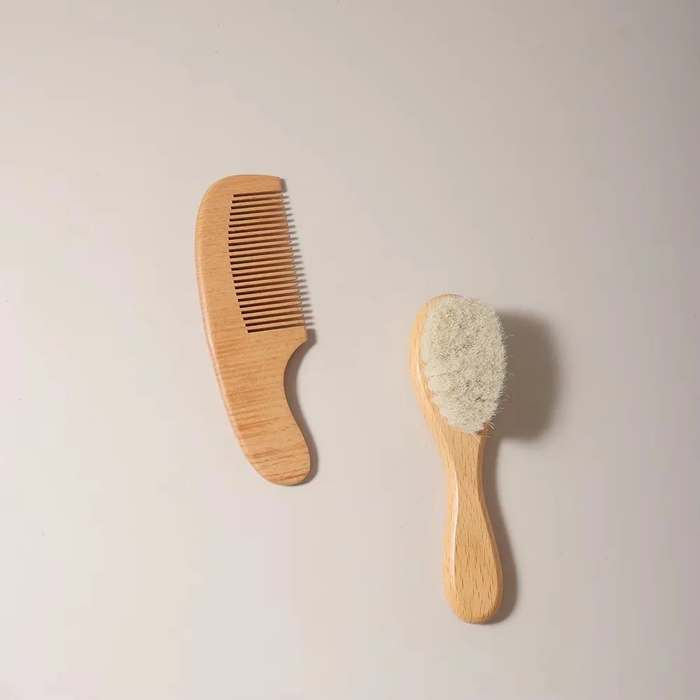Beech Wood Baby Brush & Comb Set