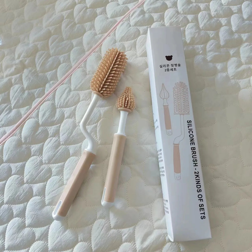 Long-Handle Bottle & Nipple Brush Set