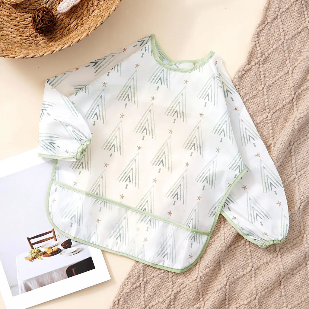 Long-Sleeve Waterproof Feeding Smock – waterproof bib