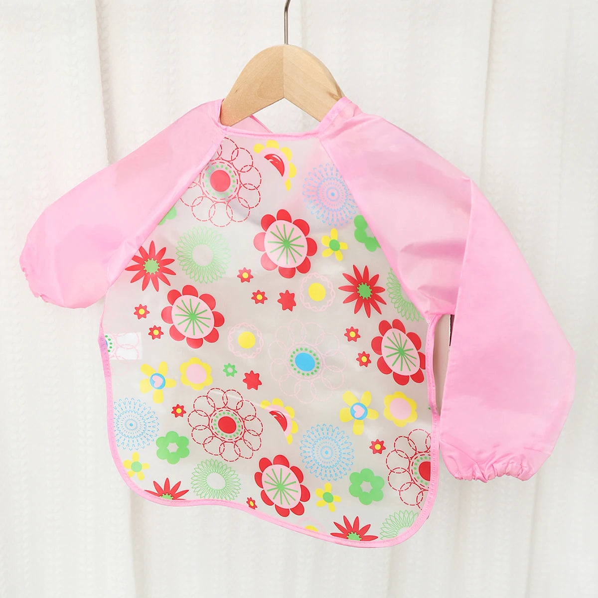 Full-Sleeve EVA Waterproof Feeding Bib