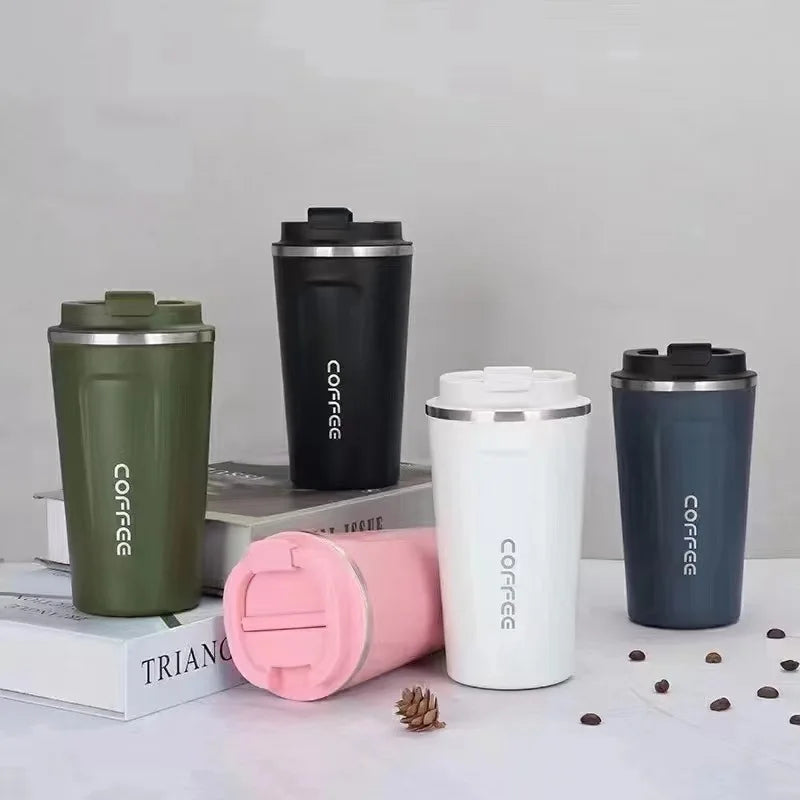 Leak-Proof Insulated Coffee Travel Mug