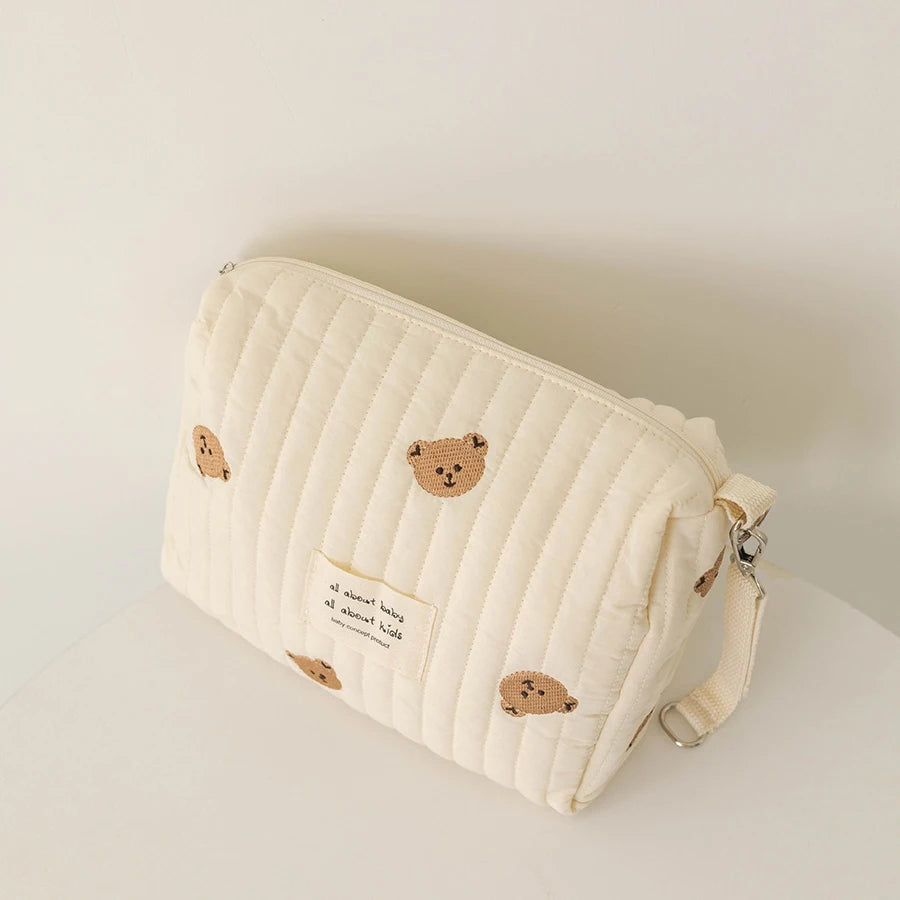 Embroidered Diaper Clutch / Stroller Pouch