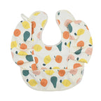 Short-Sleeve Waterproof Bib with Pocket