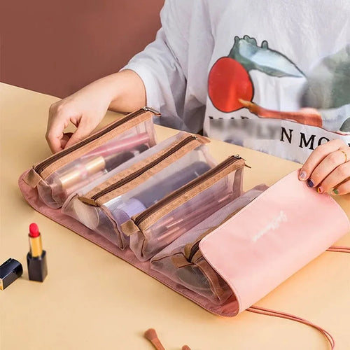 4-in-1 Detachable Hanging Toiletry Bag