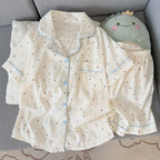 Polka Dot Cotton Short Pajama Set