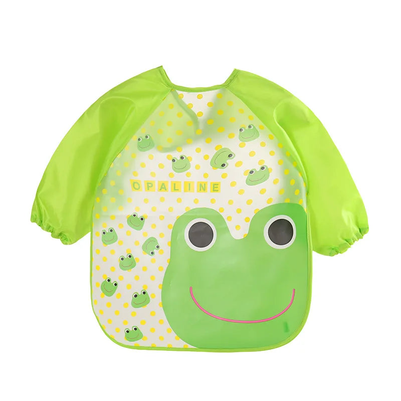 Full-Sleeve EVA Waterproof Feeding Bib