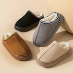 Platform Plush Slipper Clogs