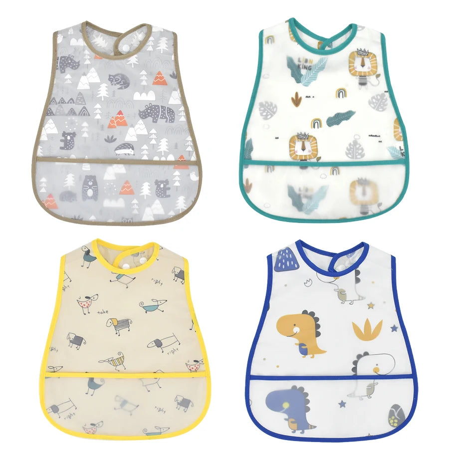 Waterproof EVA Bibs 4-Pack