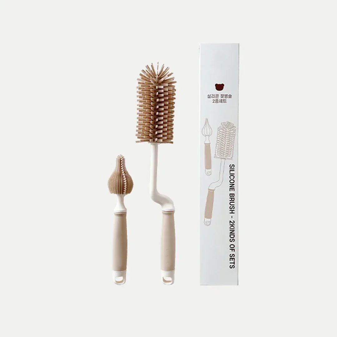 Long-Handle Bottle & Nipple Brush Set