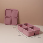 Silicone Freezer Tray with Lid for Breast Milk & Purees